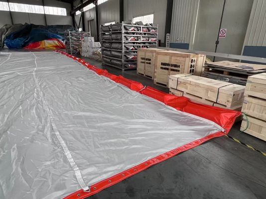 Erosionsbekämpfung Siltvorhang 25% Dehnung 60-130KN/m Zugfestigkeit PVC/Kautschuk