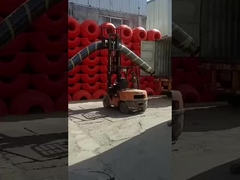 Orange oder gelbe HDPE-Rohrflotter mit guter Flexibilität Alterungsbeständigkeit > 150N Auftrieb