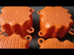 Blaue PE-Pontoonwürfel für verschiedene Kombinationen chemisch und korrosionsbeständig