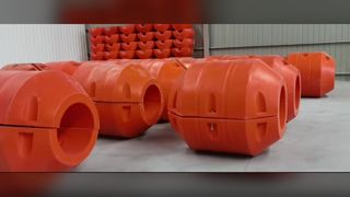 HDPE-Rohrschwimmer für Baggerarbeiten und Sicherheit auf See