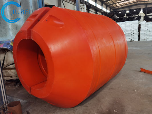 Orange ausbaggernde Rohrleitung Marine Pontons Pipe Floats Buoyss, die Zoll 4-6 stützt