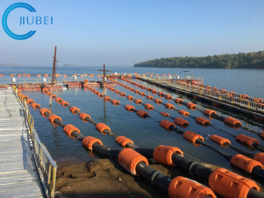 Polyäthylen-Ponton schwimmt haltbares HDPE Rohr-ausbaggernde Rohre Auftrieb geben Marinesoldaten