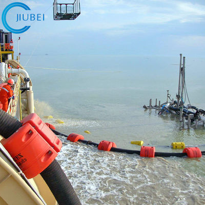 Rotomoulded-PET ausbaggerndes Rohr schwimmt Maschinen-Landstreicher Marine Dredger 14 Zoll