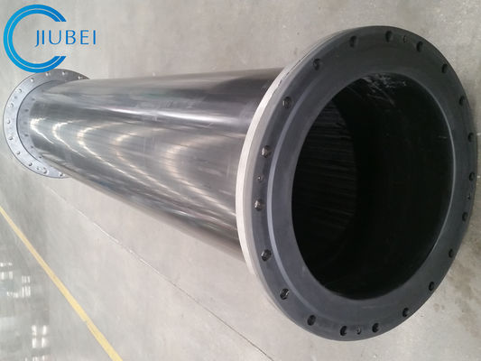 Glattes angeflanschtes UHMWPE-Rohr 2 - 12m für verschiedene Anwendungen