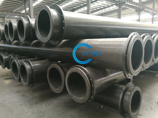 Extrudieren von UHMWPE-Rohren mit Stahlflanschen Glatte Oberfläche und Arbeitsdruck 0,25-2,5 MPa