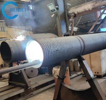 Polstern / Beschichten von doppelten metallischen Verschleißresistenten Rohren für das Sand- / Schlammdredgen