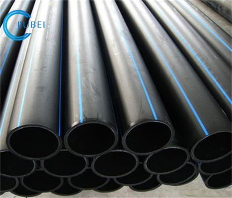 Schwarz mit blauen Streifen HDPE-Rohr für die Anbindung von Stahlflanschen mit individueller Dicke