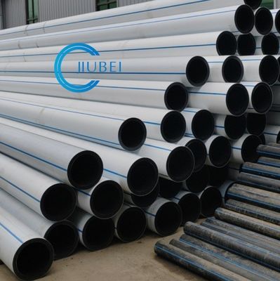 Ausgezeichnete Flexibilität HDPE Weiß-Schwarz-Koextrudierte Rohre mit Stahlflankenanschluss