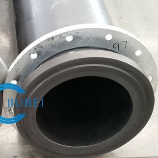 Extrudieren von UHMWPE-Rohren mit Stahlflanschen Glatte Oberfläche und Arbeitsdruck 0,25-2,5 MPa