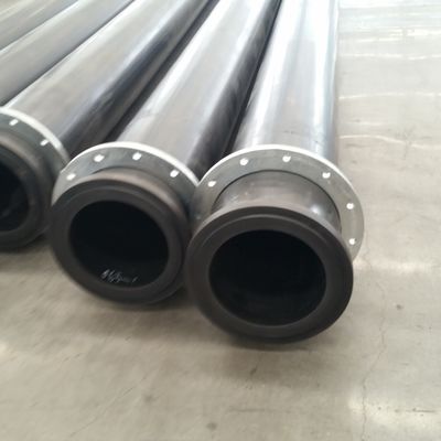 Ultra-harte Flansch-verbundene UHMWPE-Schlammrohr für das Baggern