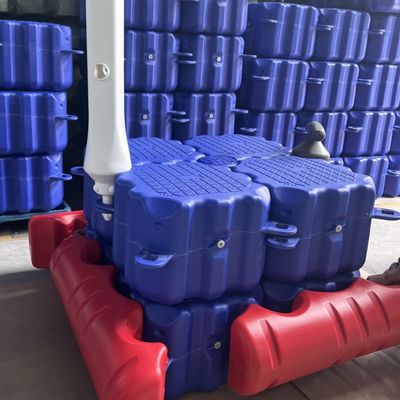 Vielseitiges blaues modulares PE-Pontoon für anpassbare Docks