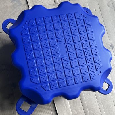Vielseitige modulare blaue PE-Pontoon UV-beständige stabile schwimmende Plattformen