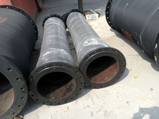 3000 PSI gepanzerte Gummi-Entladungsschlauchmaterialien Sprengdruck von 12000 PSI
