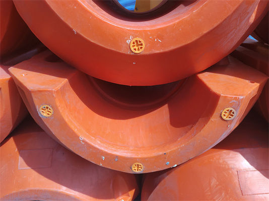 Orange-Polyethylen-Dredge-Pipeline schwimmt - Endlösung für Langlebigkeit