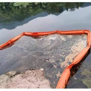 Schutz der Wasserstraßen mit einem schwimmenden Schlammvorhang während der Bewirtschaftung von Teichen/Seen und der Notfallbewältigung bei Verschüttungen